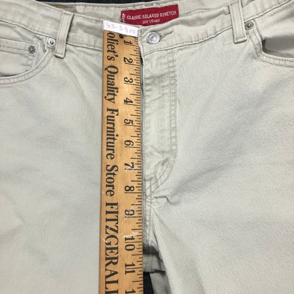 Levis 550 Jeans Relaxed Fit Tapered Leg Classic Stretch Women's Size 14 M - Picture 4 of 9
